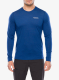 Puloverji brez kapuce Patagonia L/S Cap Cool Merino Graphic Shirt - heritage header/clement blue