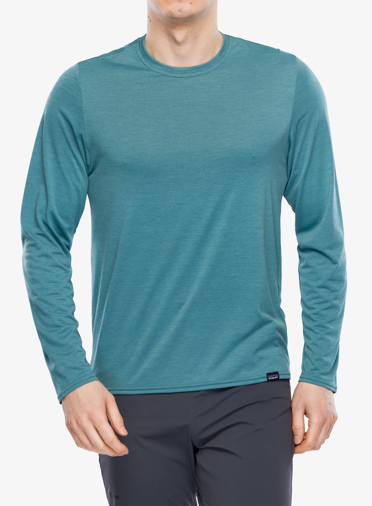 Puloverji brez kapuce Patagonia L/S Capilene Cool Daily Shirt - wetland blue