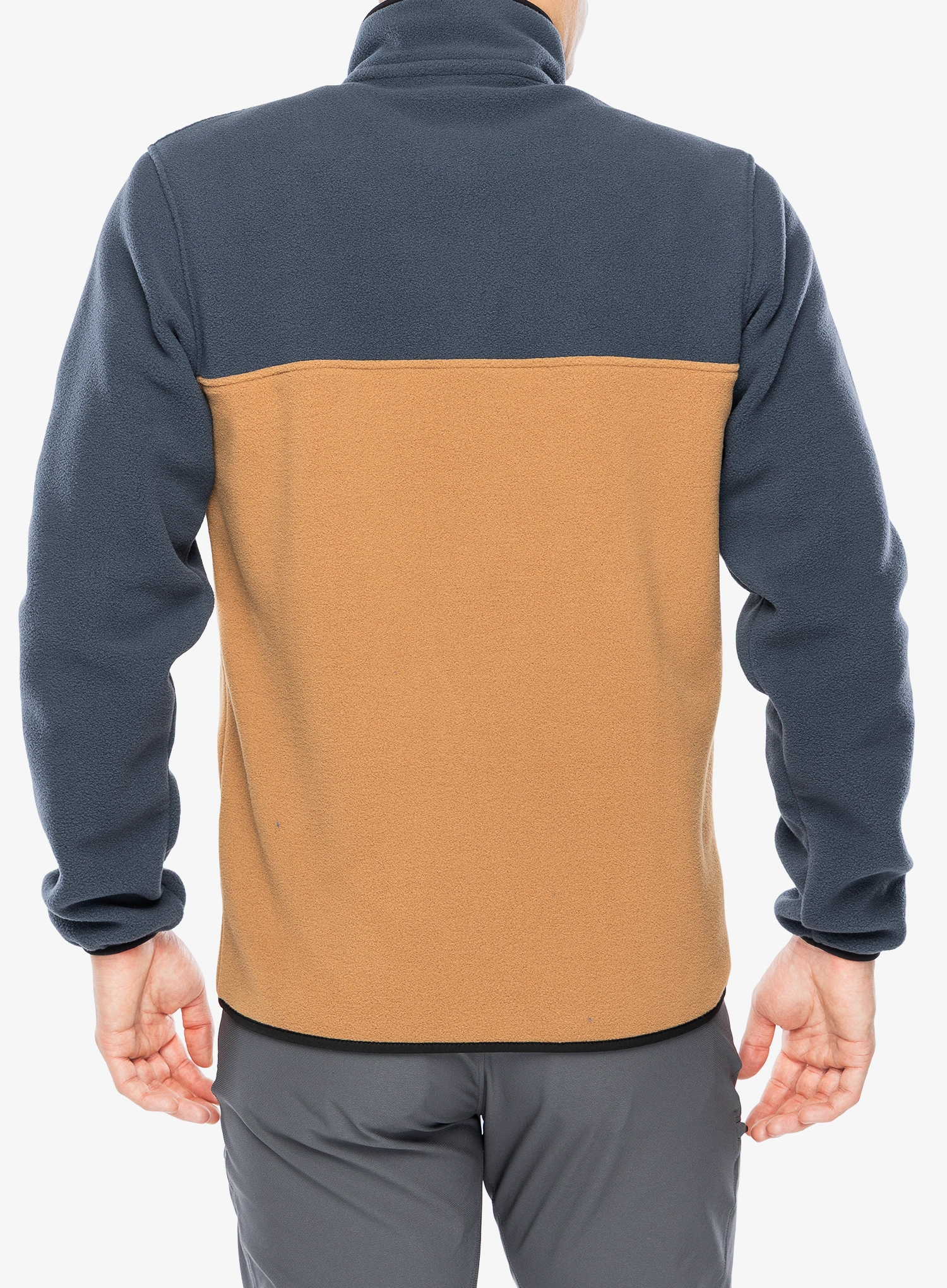 Puloverji brez kapuce Patagonia Lightweight Synch Snap-T Pullover - deer brown