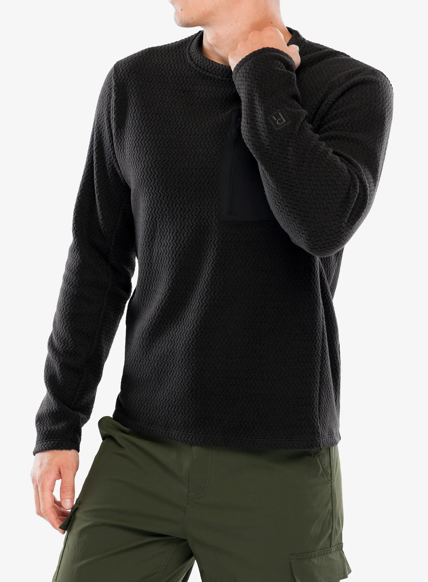 Puloverji brez kapuce Patagonia R1 Air Crew - black