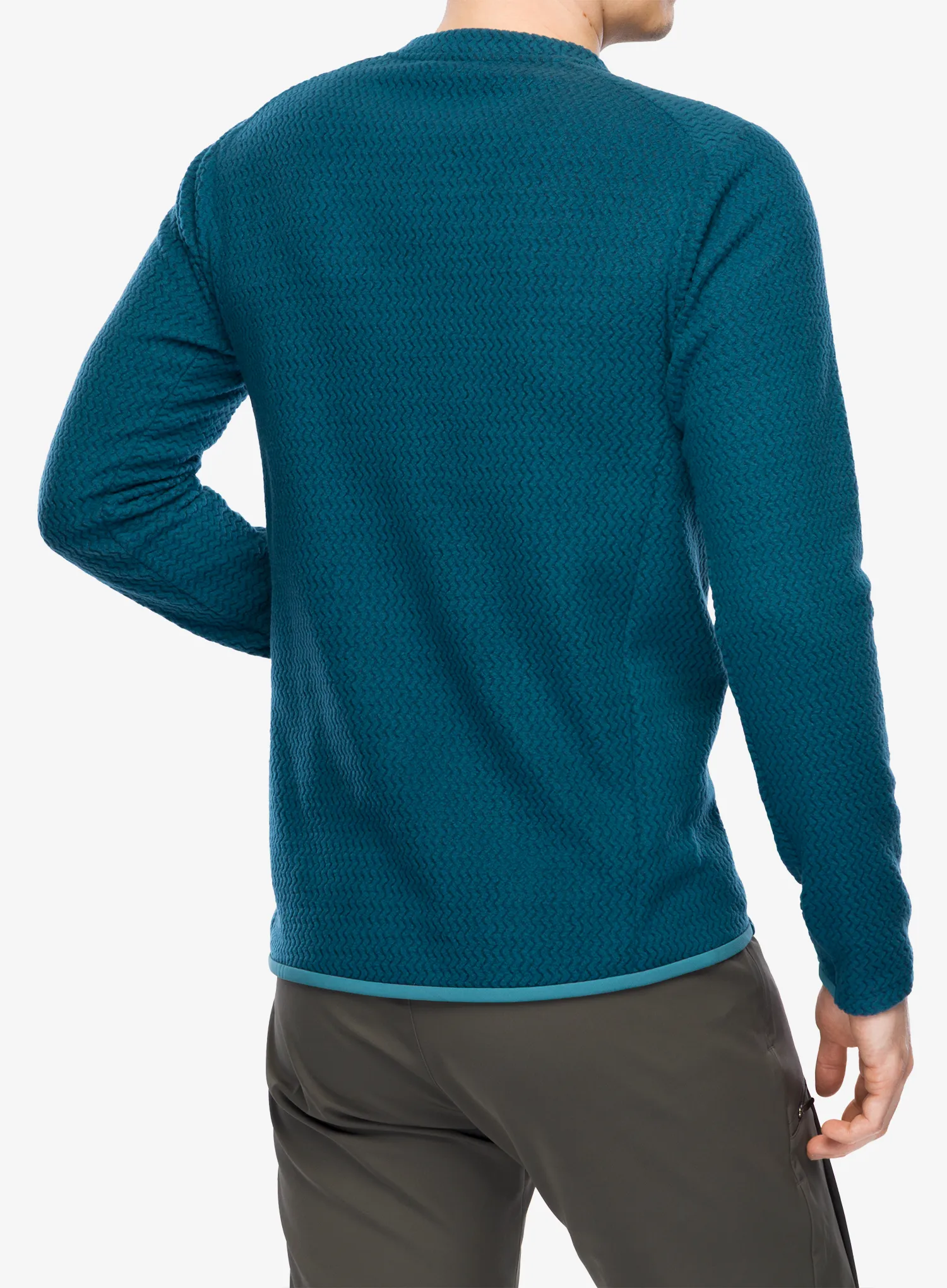 Puloverji brez kapuce Patagonia R1 Air Crew - tidal teal