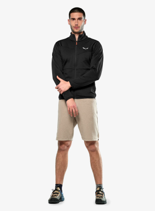 Puloverji brez kapuce Salewa Puez Cammino PL Jacket - black out