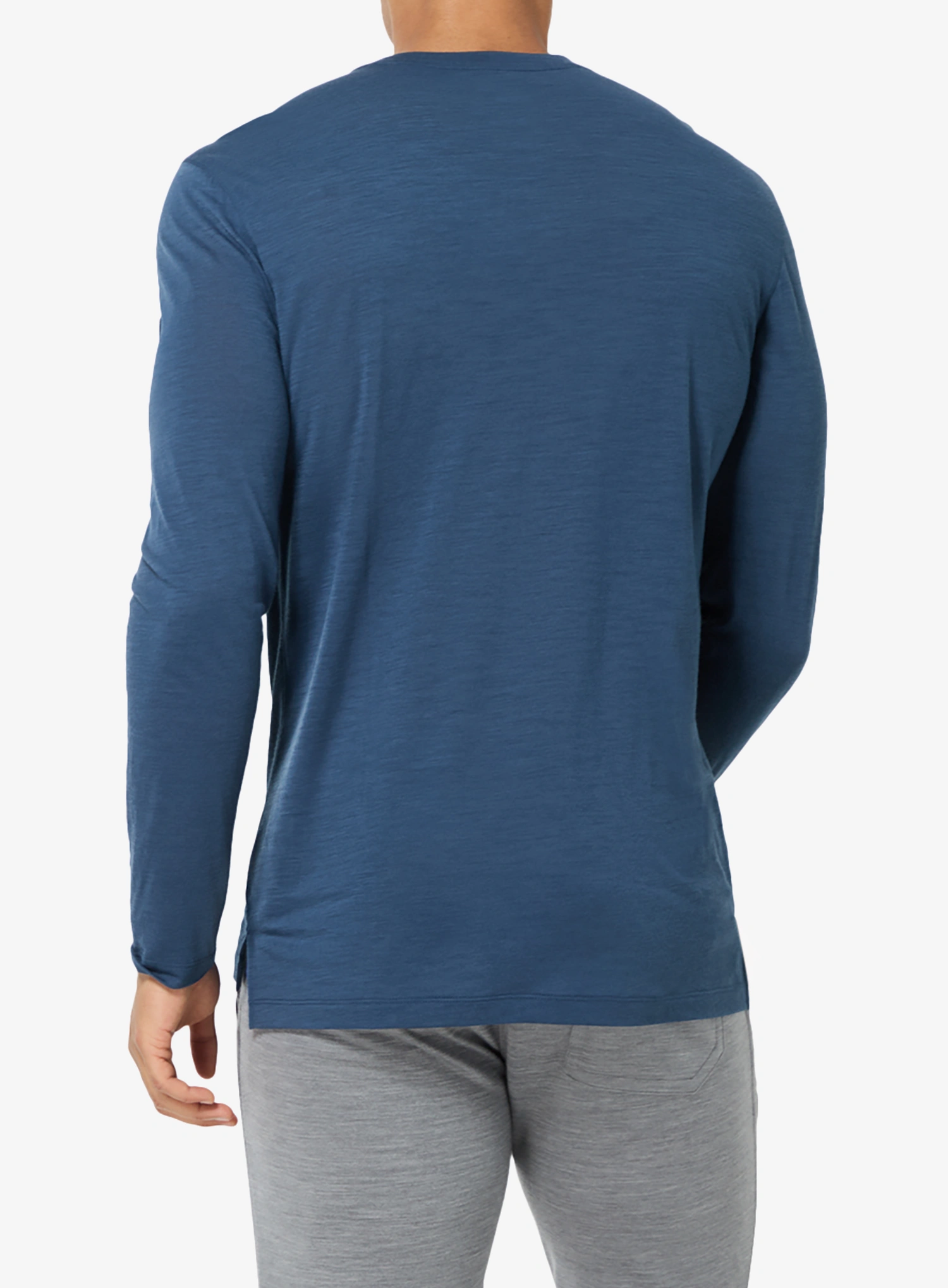 Puloverji brez kapuce Super.natural HZSG Haute Route LS - ocean blue/various