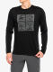 Puloverji brez kapuce Super.natural Swiss Lodge LS - cash.grey mel/dark shadow mel