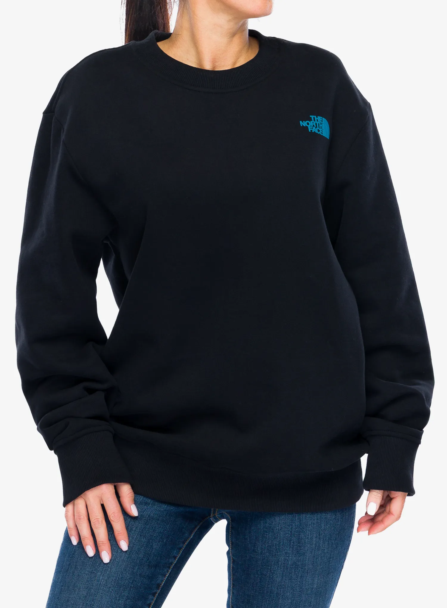 Puloverji brez kapuce The North Face Nse Slopes Relaxed Crew Sweatshirt - tnf black