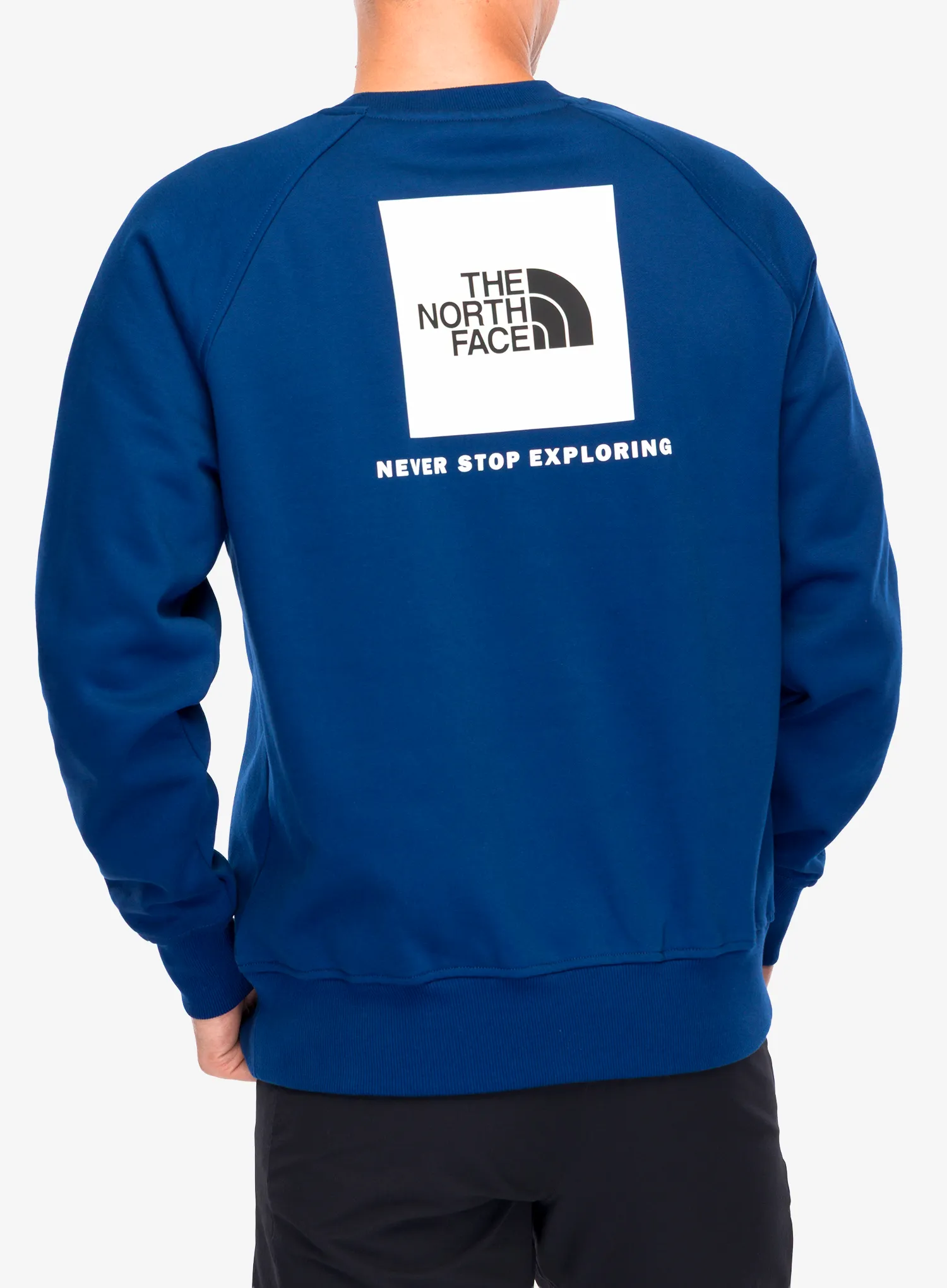 Puloverji brez kapuce The North Face Raglan Redbox Crew - estate blue/tnf white