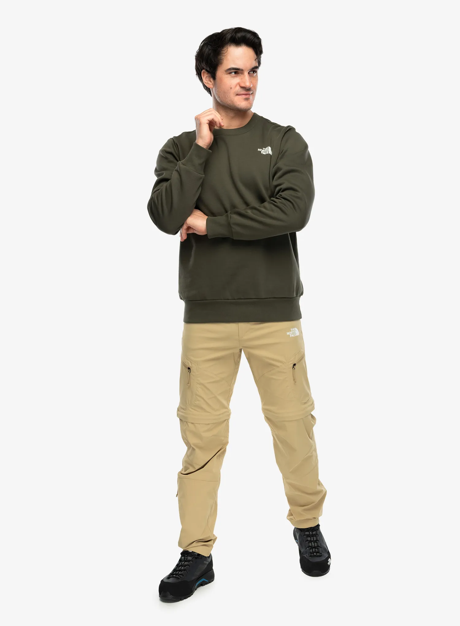 Puloverji brez kapuce The North Face Simple Dome Crew - new taupe green