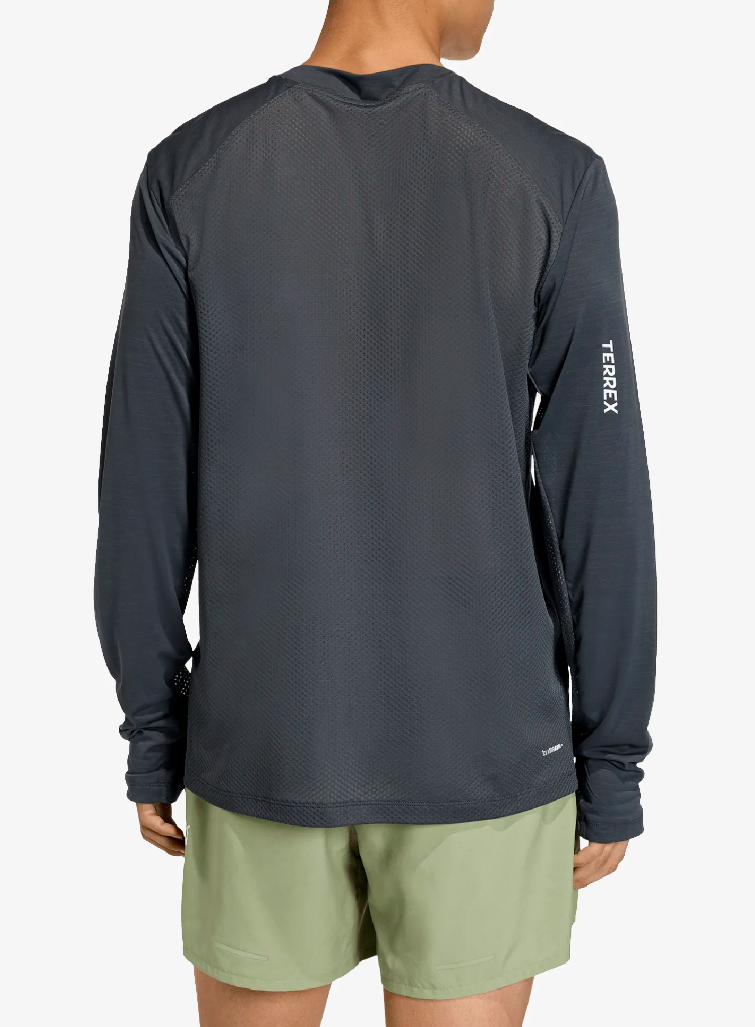 Tekaška jopica adidas TERREX Xperior Climacool+ Long Sleeve Tee - carbon/carbon
