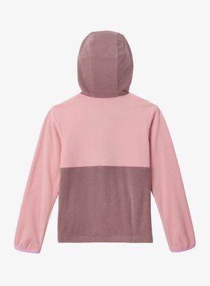 Fantovska jopica Columbia Back Bowl Lite Half Zip Hoodie - salmon rose/fig/cosmos