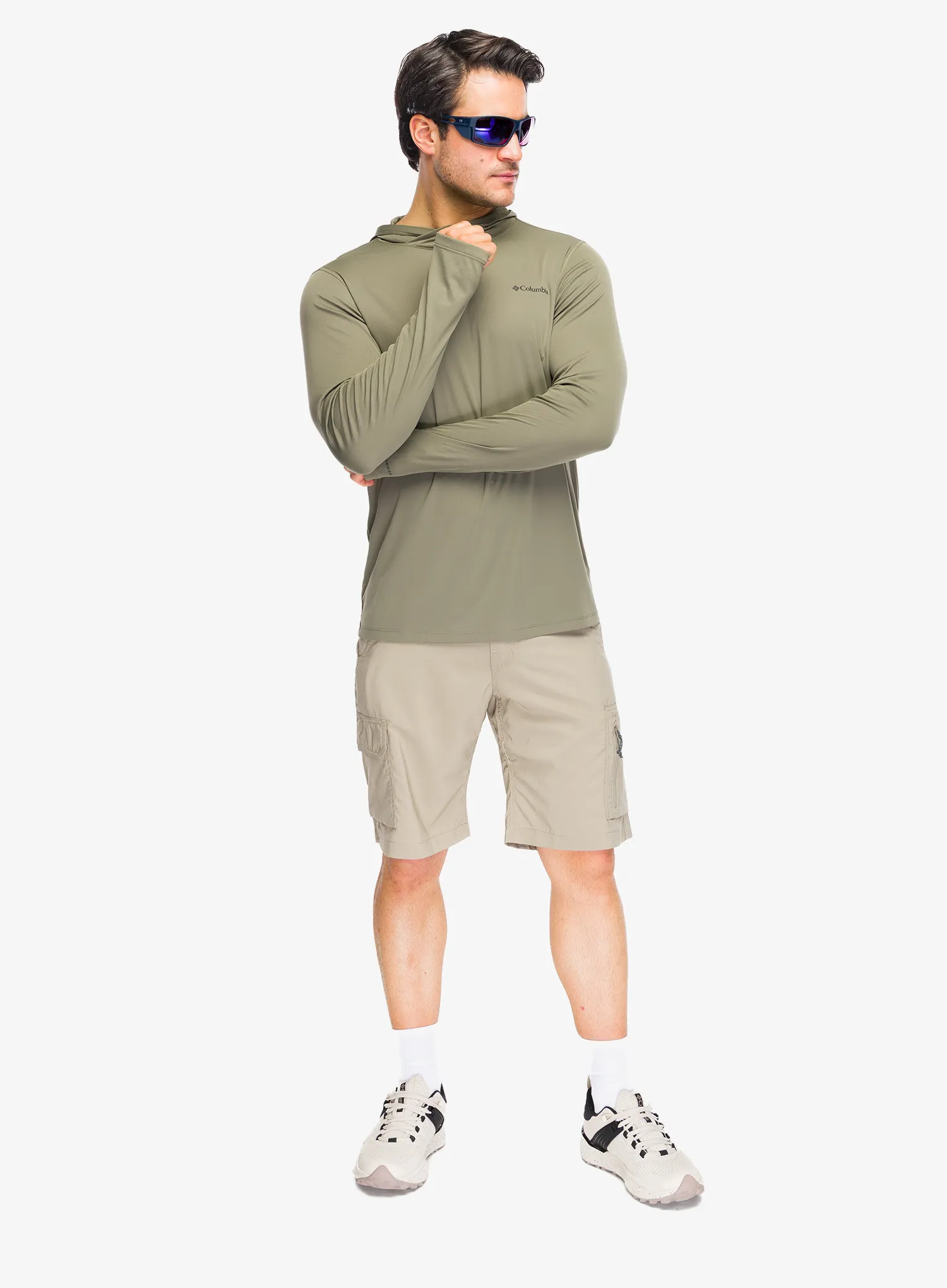Jopica Columbia Zero Rules Lite Hoodie - stone green