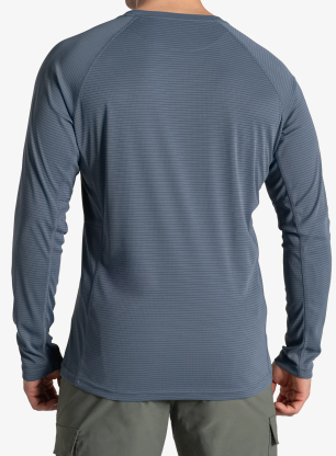 Jopica Craghoppers NosiLife SolarShield+ Long Sleeved T-Shirt - dark pewter