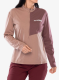 Ženska jopica adidas TERREX Multi Half Zip Longsleeve - warm clay