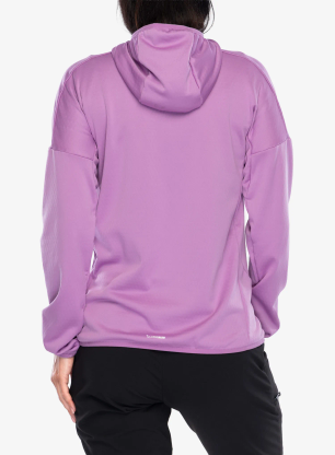 Ženska jopica adidas TERREX Xperior Light Fleece Hooded Jacket - preloved purple