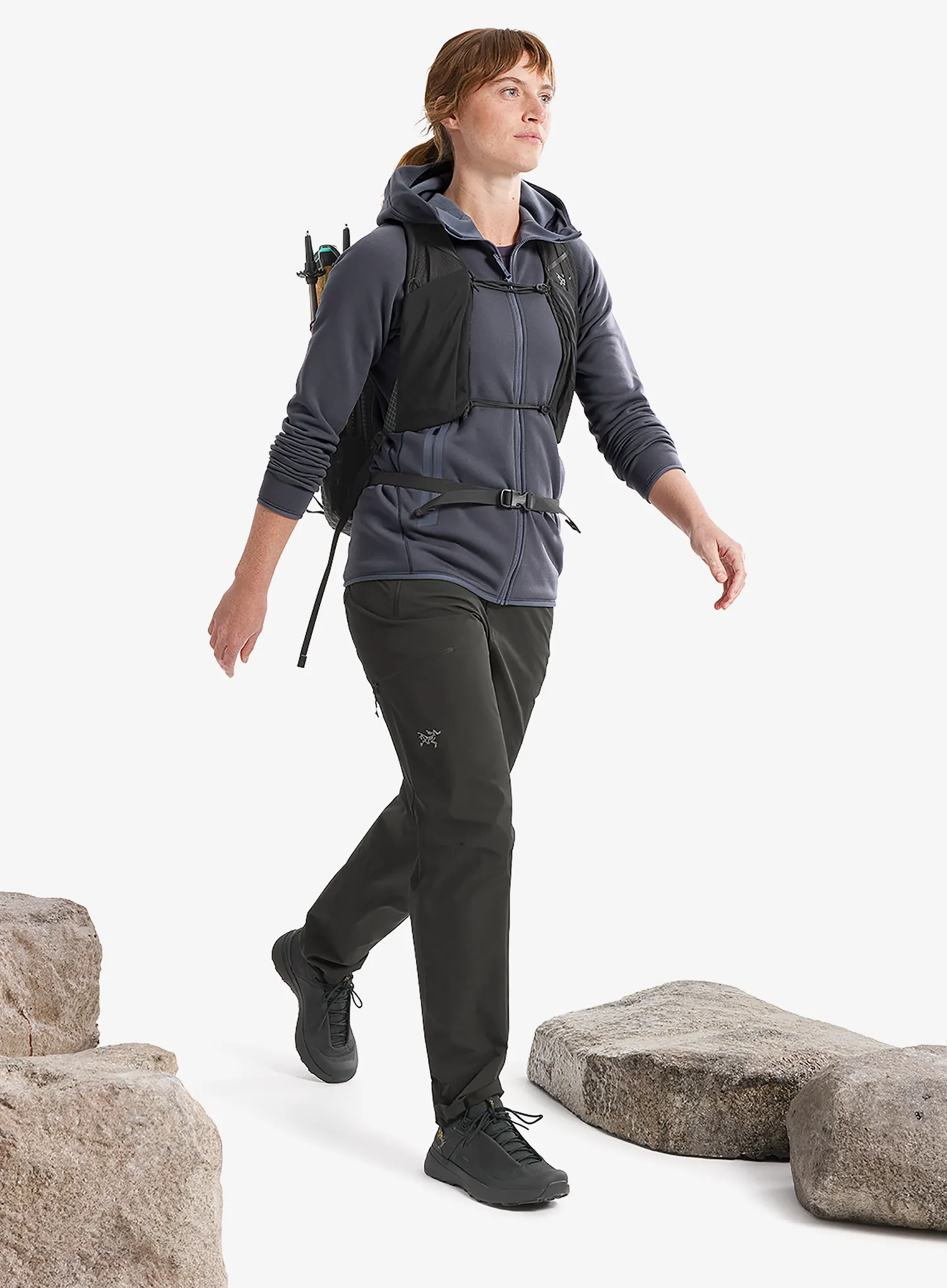 Ženska jopica Arcteryx Kyanite Hoody - dk stratus