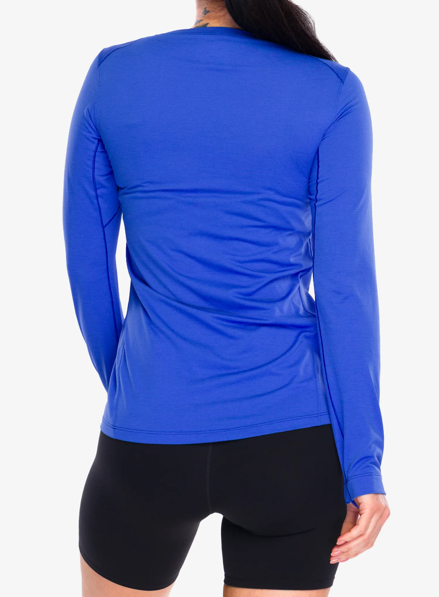 Ženska jopica Arcteryx Taema Crew Neck Shirt LS - electra heather