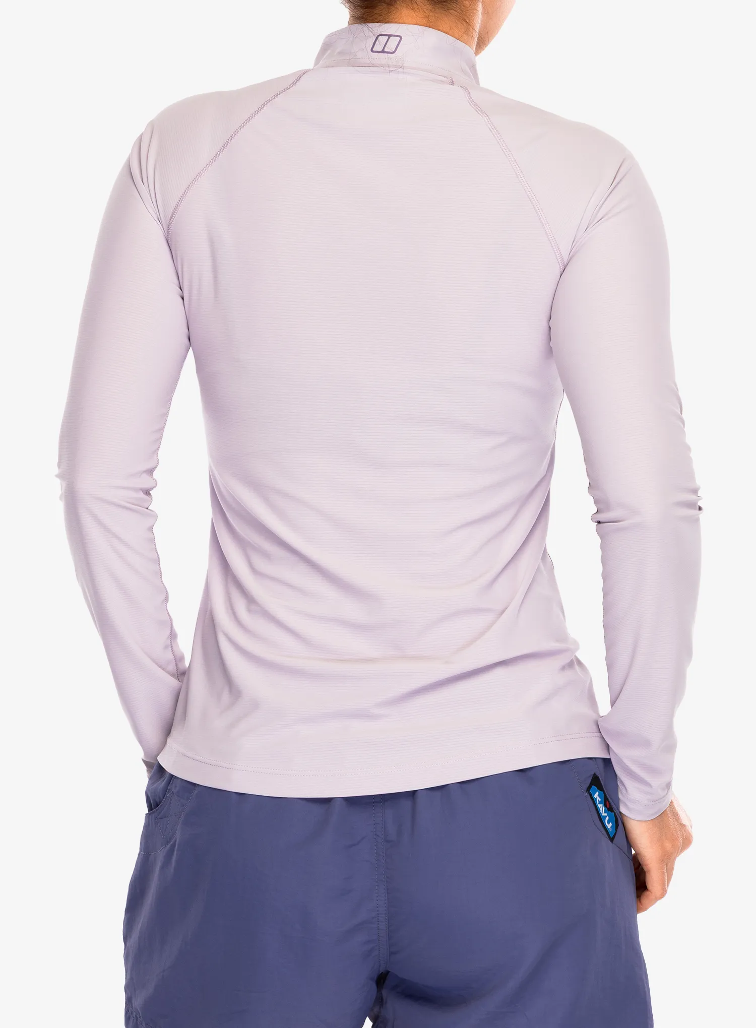Ženska jopica brez kapuce Berghaus 24/7 Tech Tee LS HZ - cloud