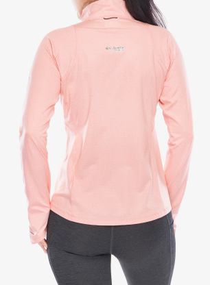 Ženska jopica brez kapuce Columbia EU Summit Valley LS Half Zip - alpenglow