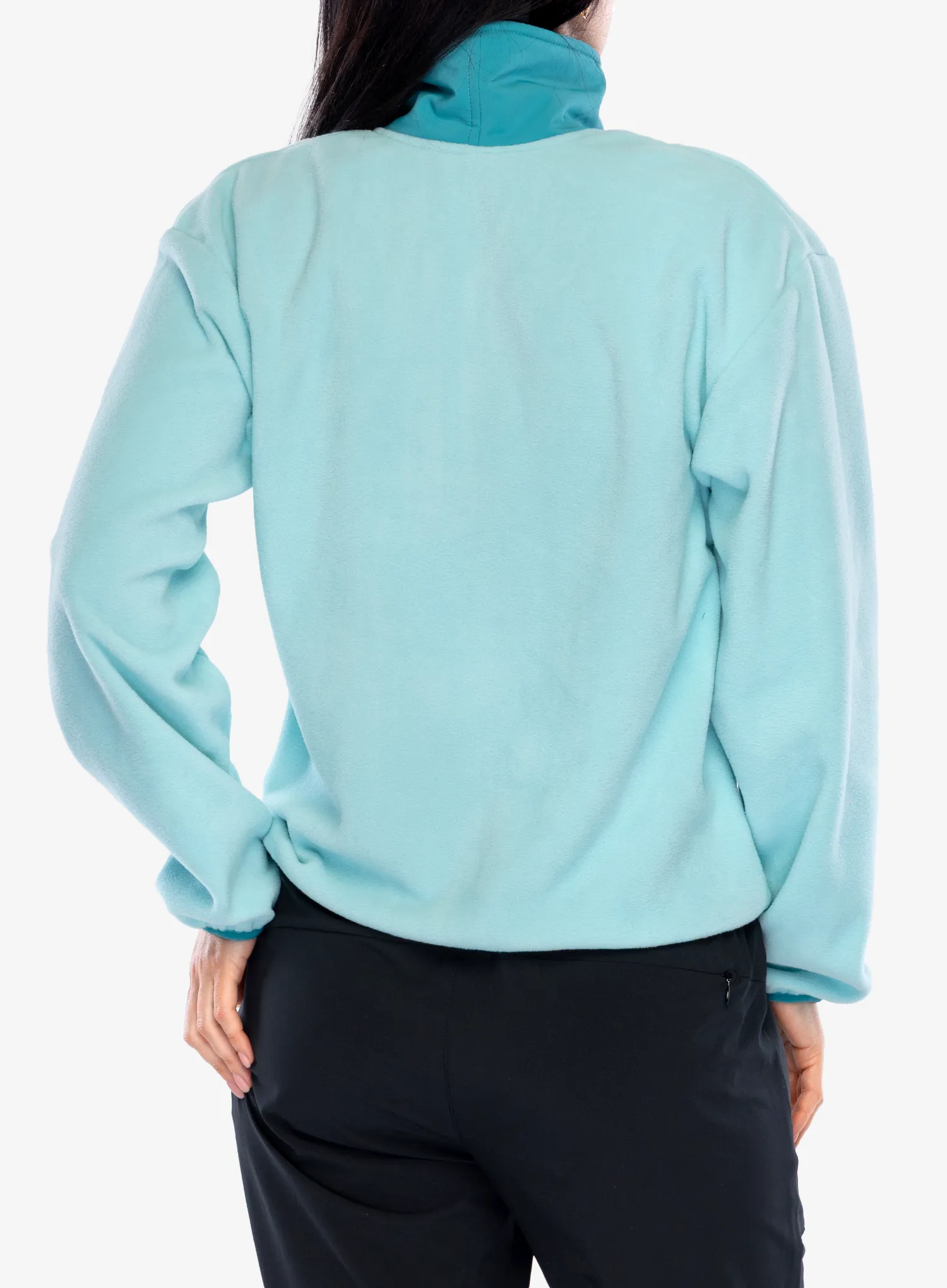 Ženska jopica brez kapuce Columbia Sequoia Grove Half Zip Fleece - spray/teal