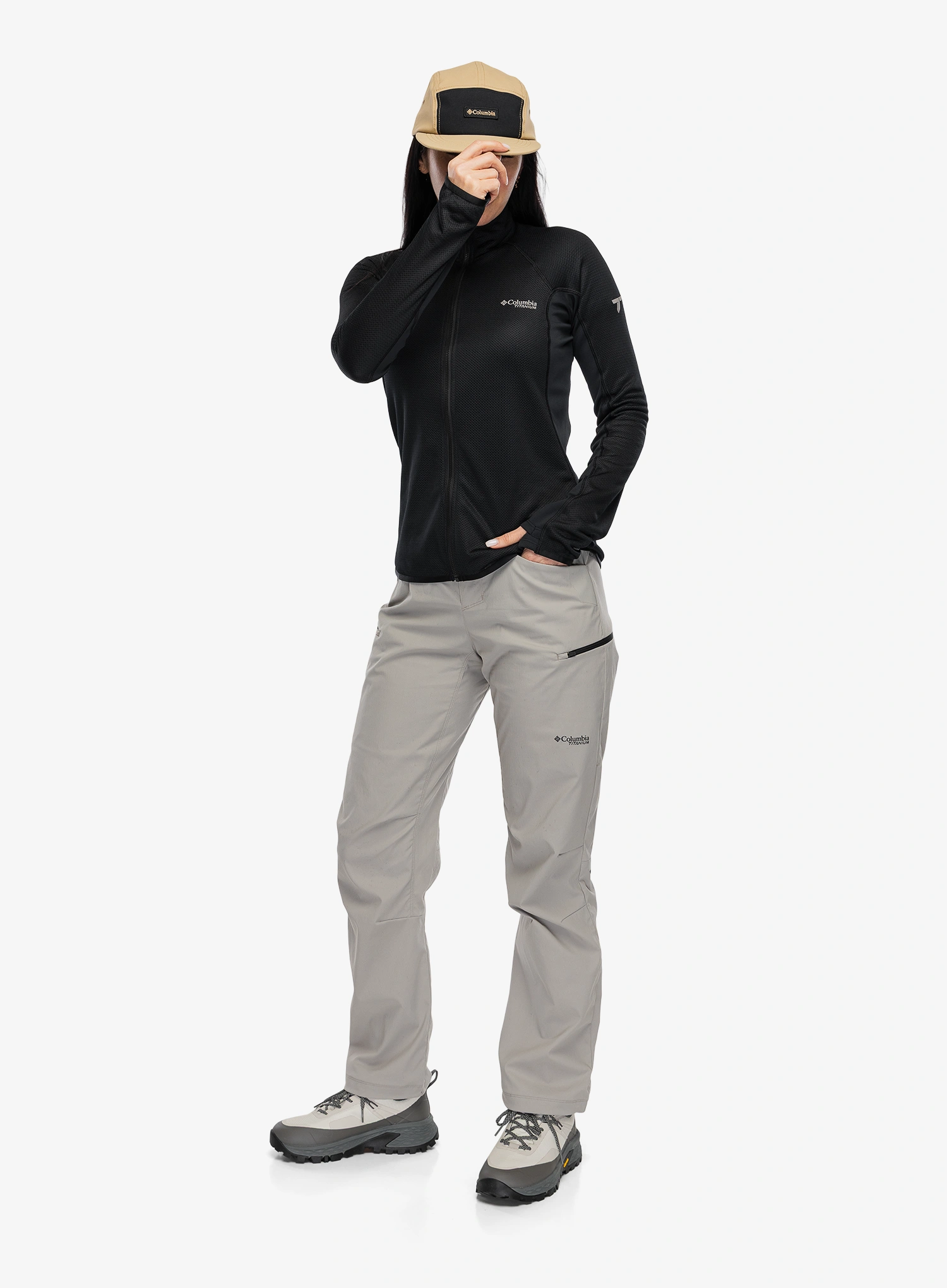 Ženska jopica brez kapuce Columbia Summit Step Full Zip - black