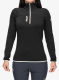 Ženska jopica brez kapuce Millet Seneca Fleece Po - black/noir