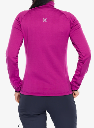 Ženska jopica brez kapuce Montura Fadis Grid Maglia - baton rouge