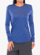 Ženska jopica brez kapuce Patagonia L/S Cap Cool Merino Graphic - strata stripe/current blue