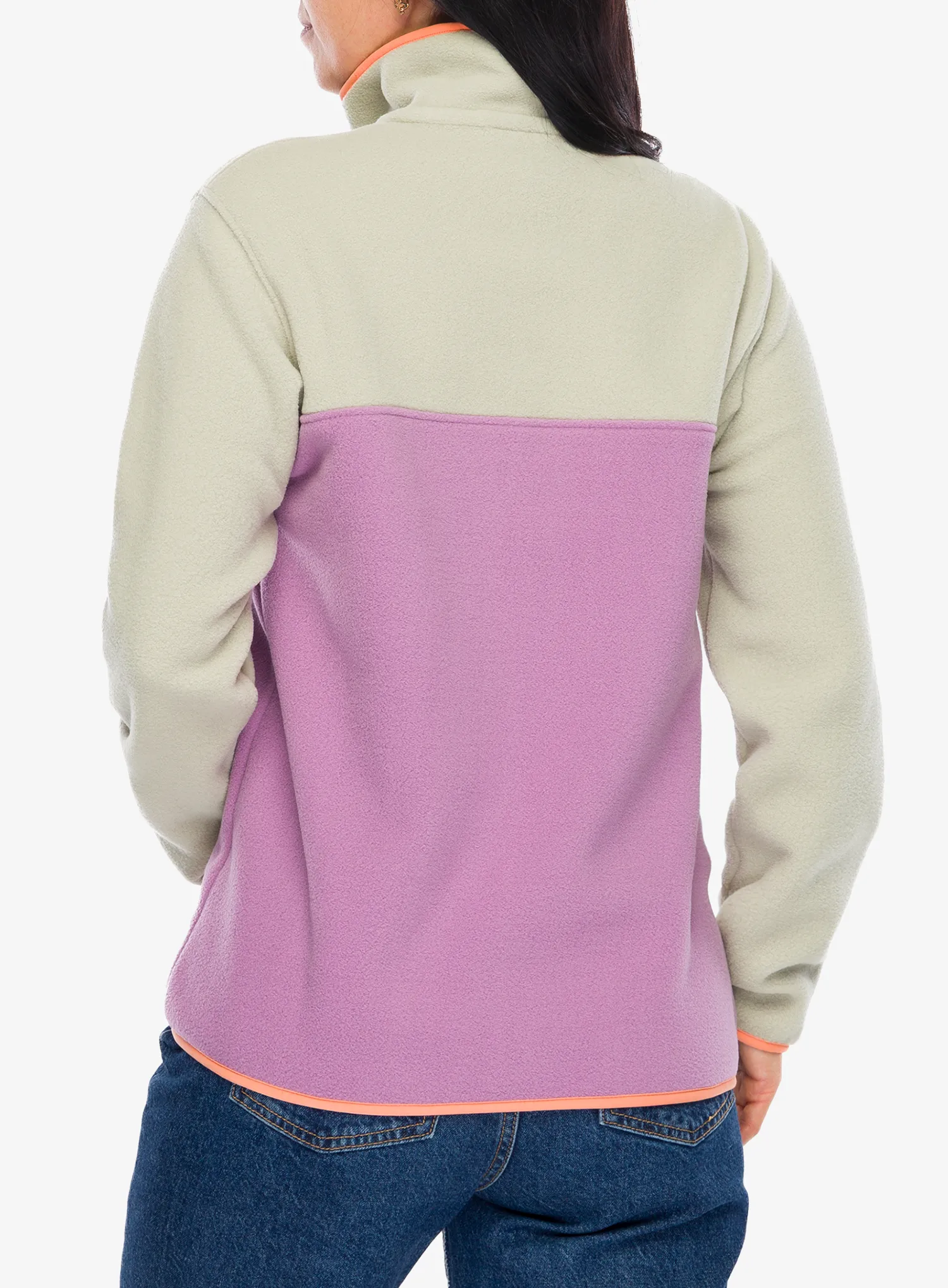 Ženska jopica brez kapuce Patagonia Lightweight Synch Snap-T Pullover - light violet
