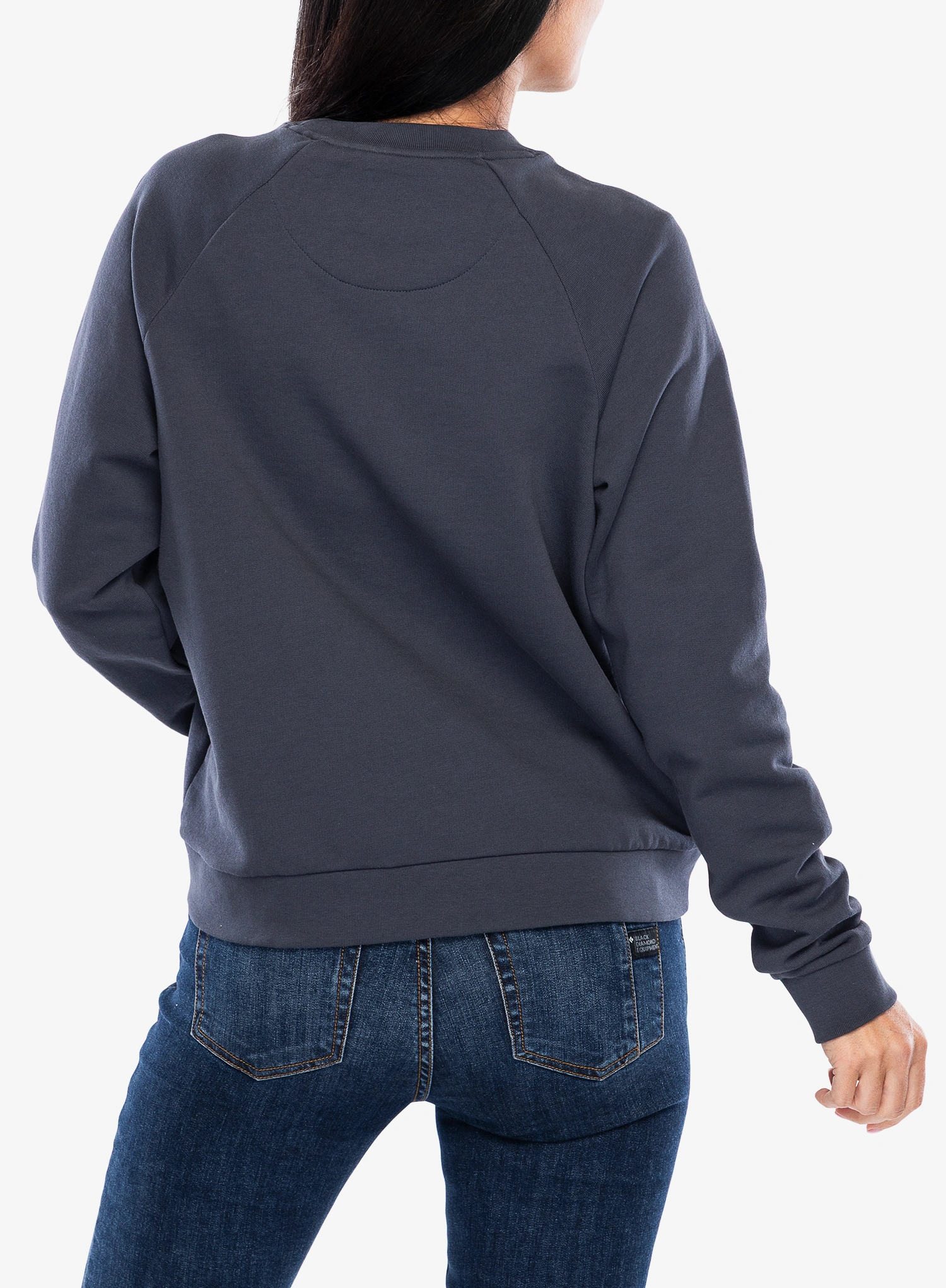 Ženska jopica brez kapuce Patagonia Regenerative Organic Certified Cotton Essential Top - smolder blue