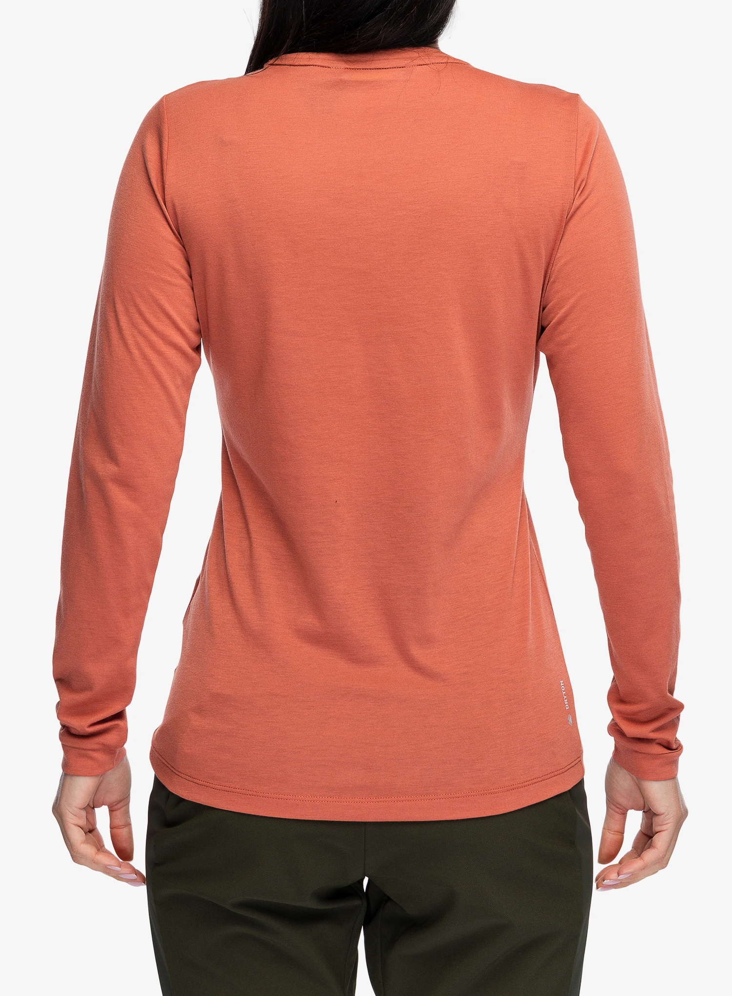 Ženska jopica brez kapuce Salewa Eagle Solidlogo Dry Tee - etruscan red