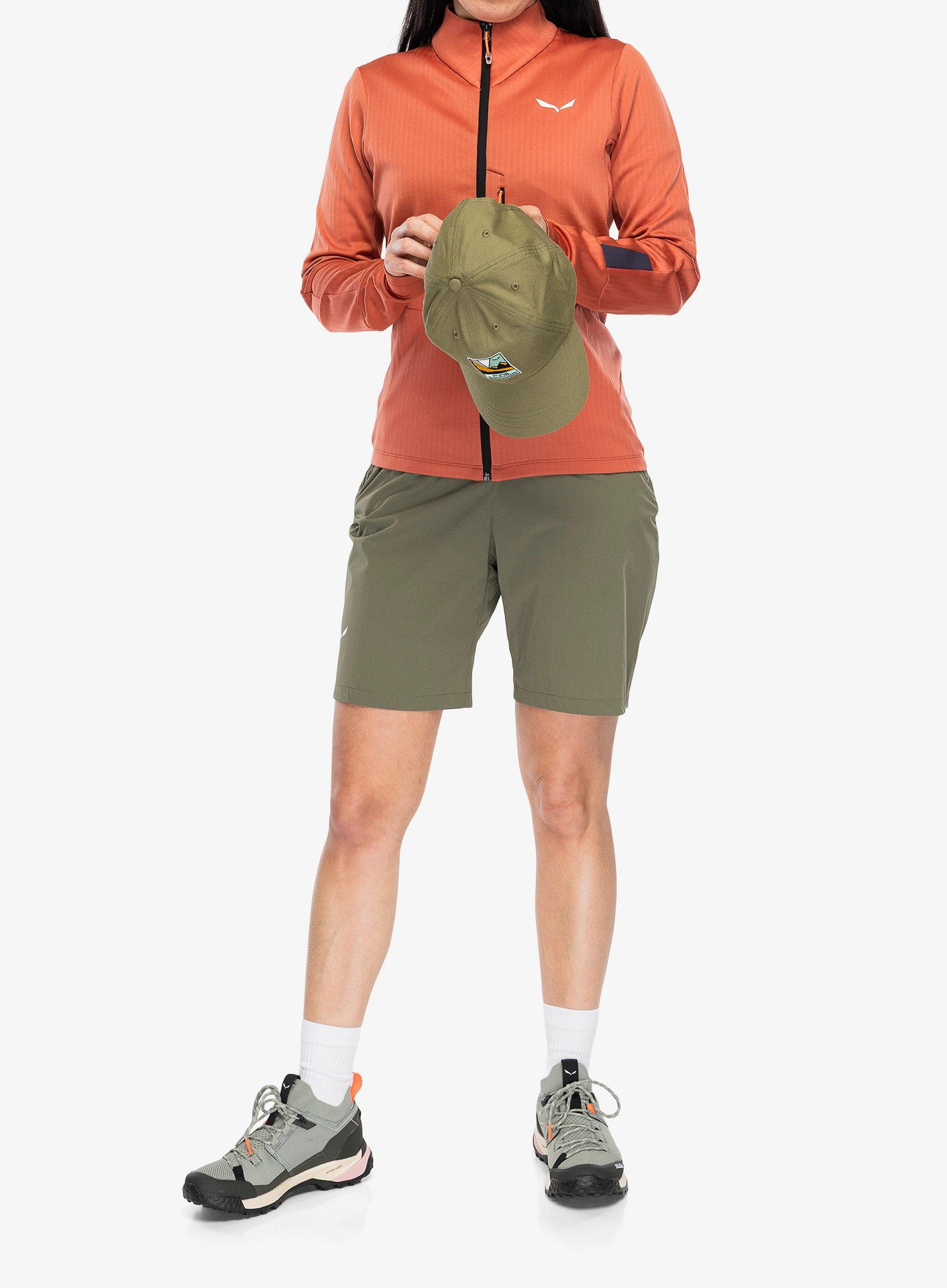 Ženska jopica brez kapuce Salewa Pedroc PL 3 Jacket - etruscan red