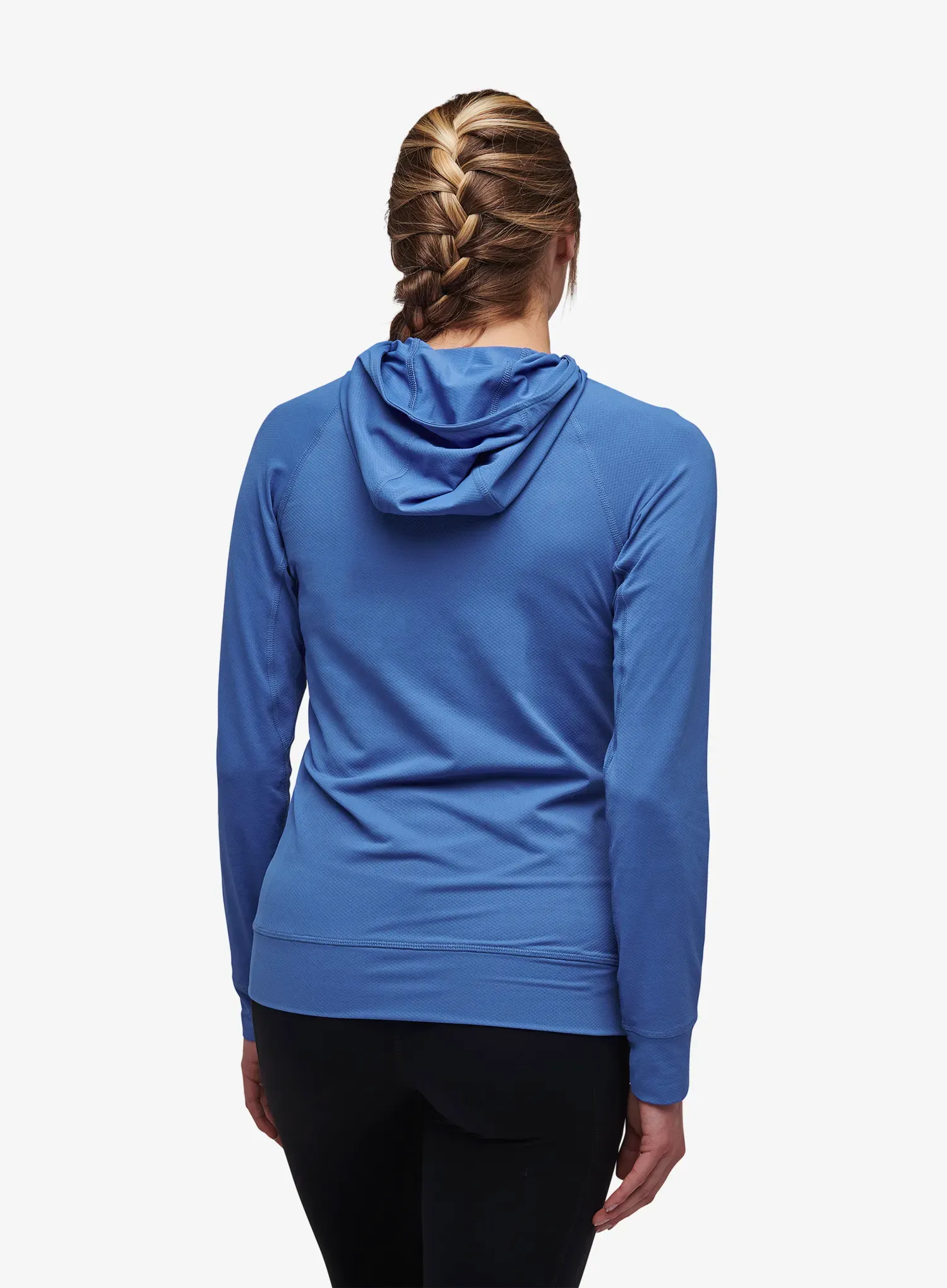 Ženska jopica Black Diamond Alpenglow Hoody - clean blue