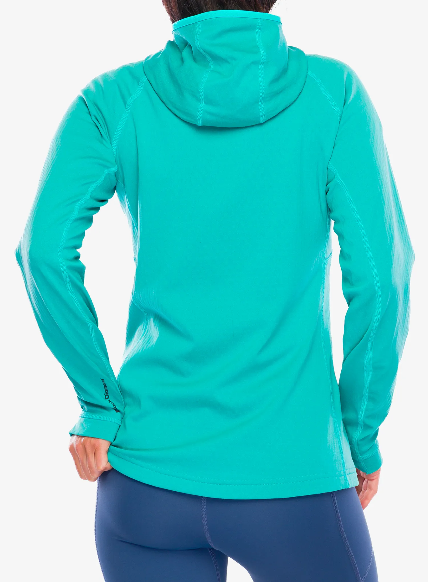 Jopica Black Diamond Coefficient Fleece Hoody - dark patina