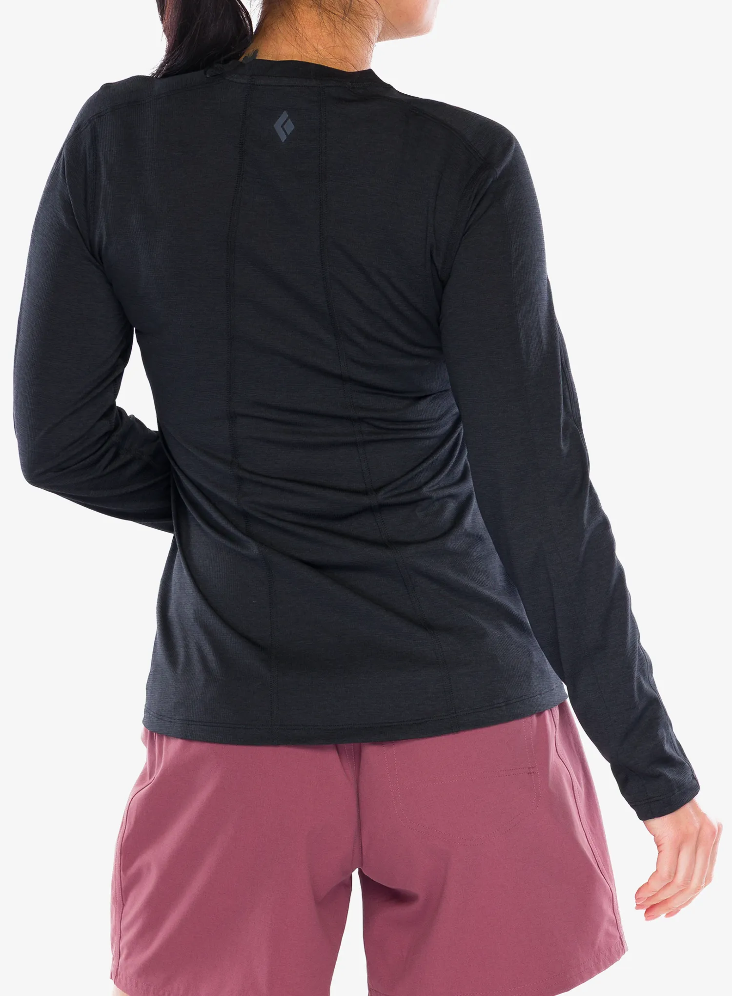 Ženska jopica Black Diamond Lightwire L/S Tee - black