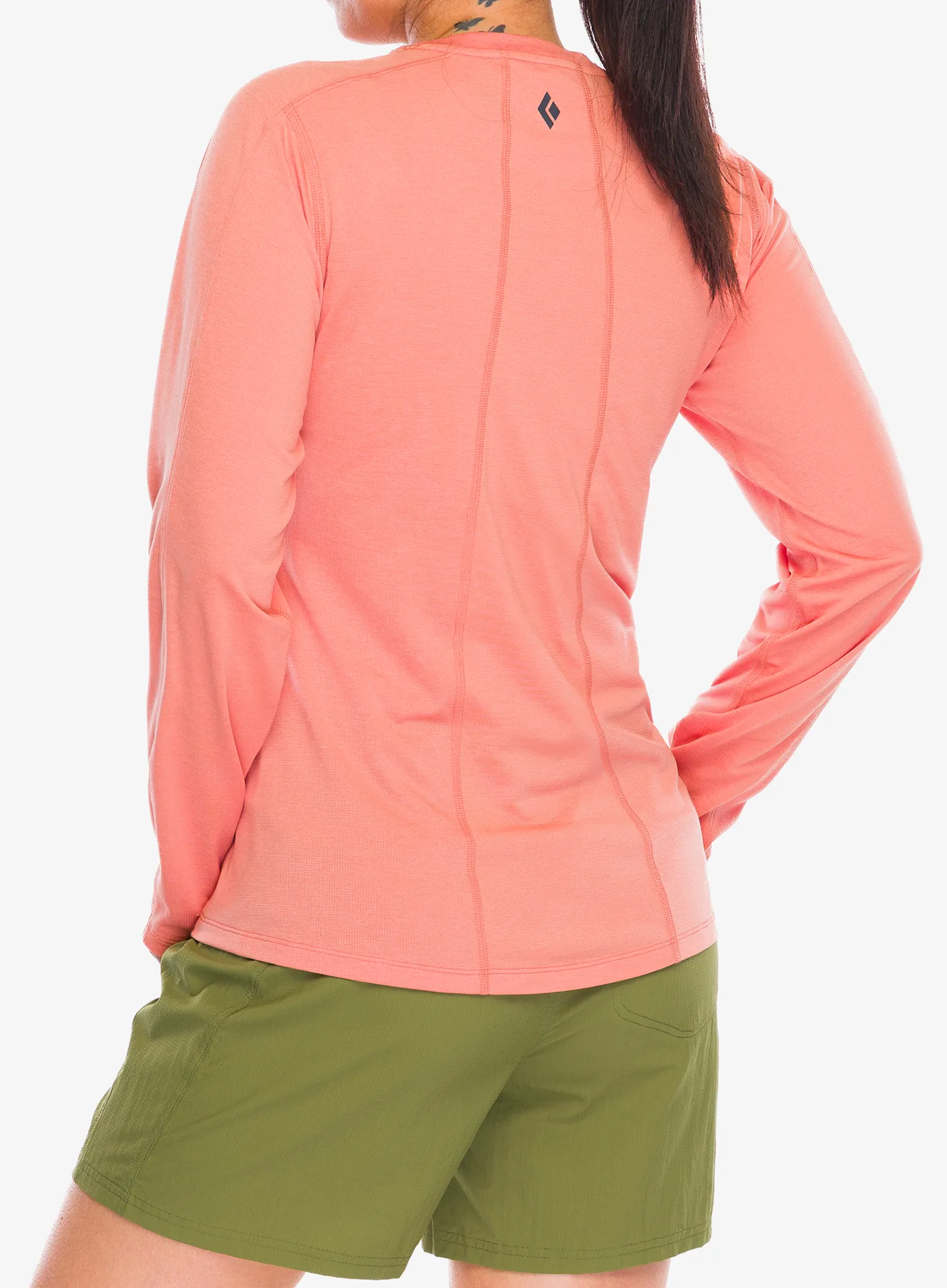 Ženska jopica Black Diamond Lightwire L/S Tee - himalayan salt