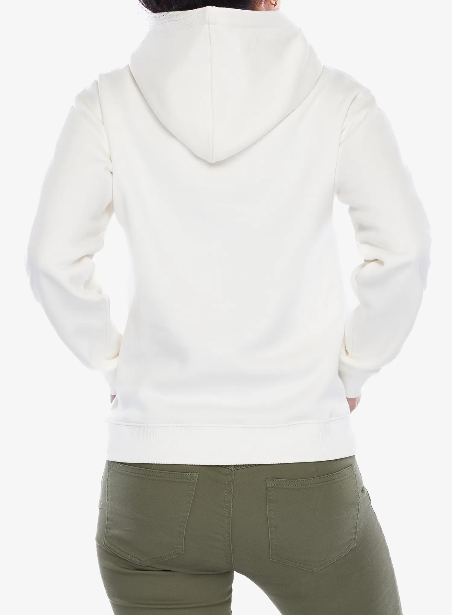 Ženska jopica Black Diamond Mini Stacked Pullover Hoody - off white