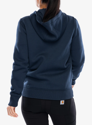 Ženska jopica Carhartt Clarksburg Zip Sweatshirt - navy