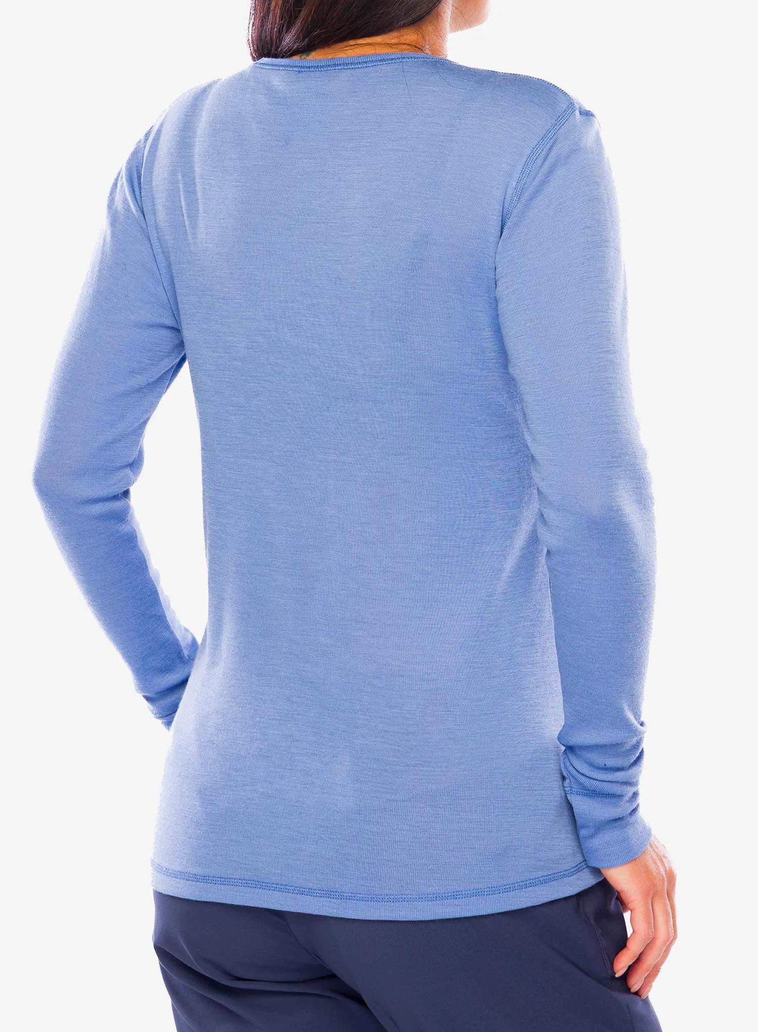 Ženska jopica Dovre 100% Merino Wool LS - blue