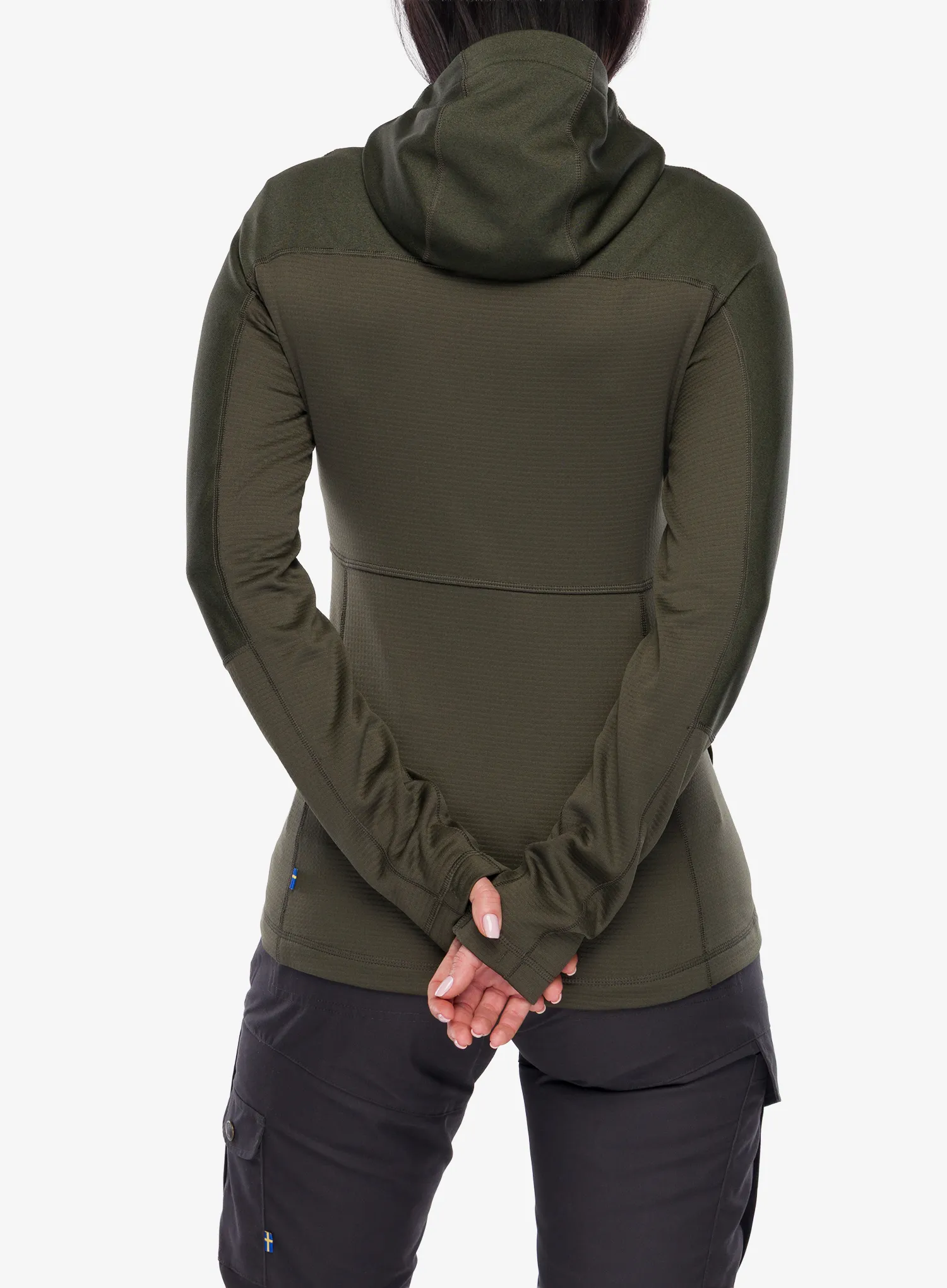 Ženska jopica Fjallraven Abisko Trail Fleece - deep forest