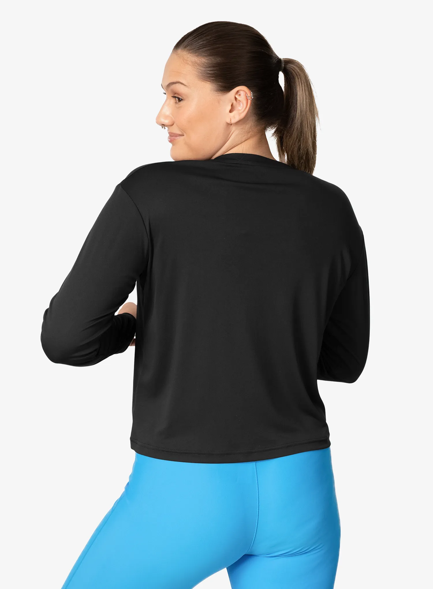 Ženska jopica Kari Traa Una Long Sleeve - black