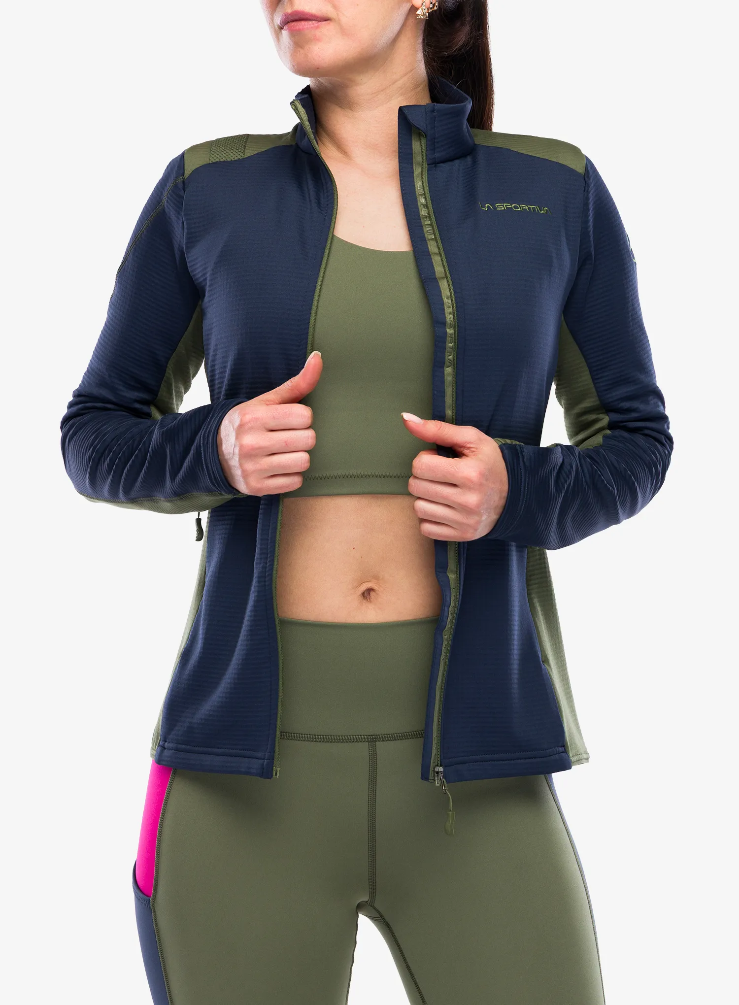 Ženska jopica La Sportiva Chill Thermal Jacket - night sky/cypress