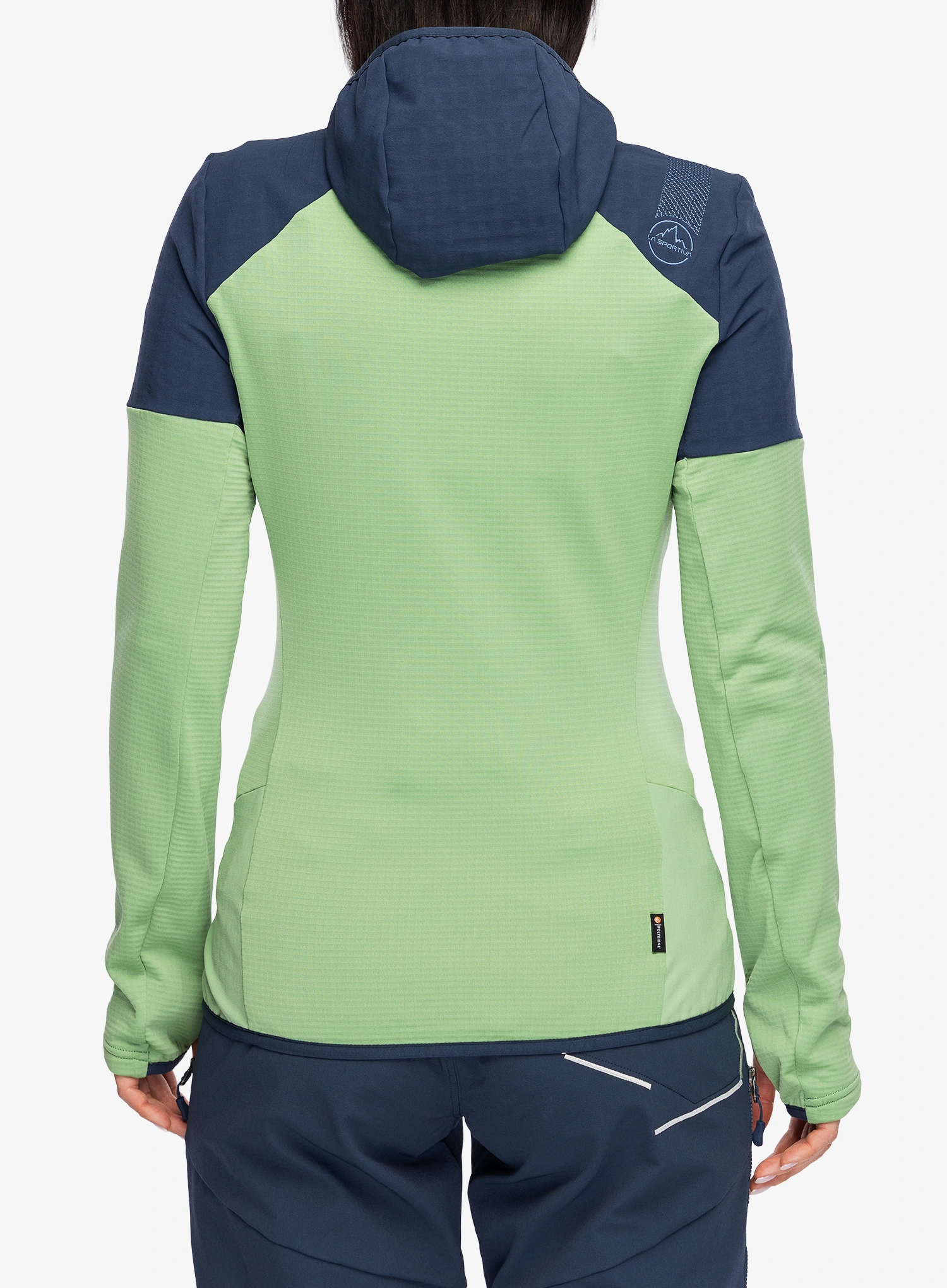 Ženska jopica La Sportiva Session Tech Hoody - night sky/aspen green