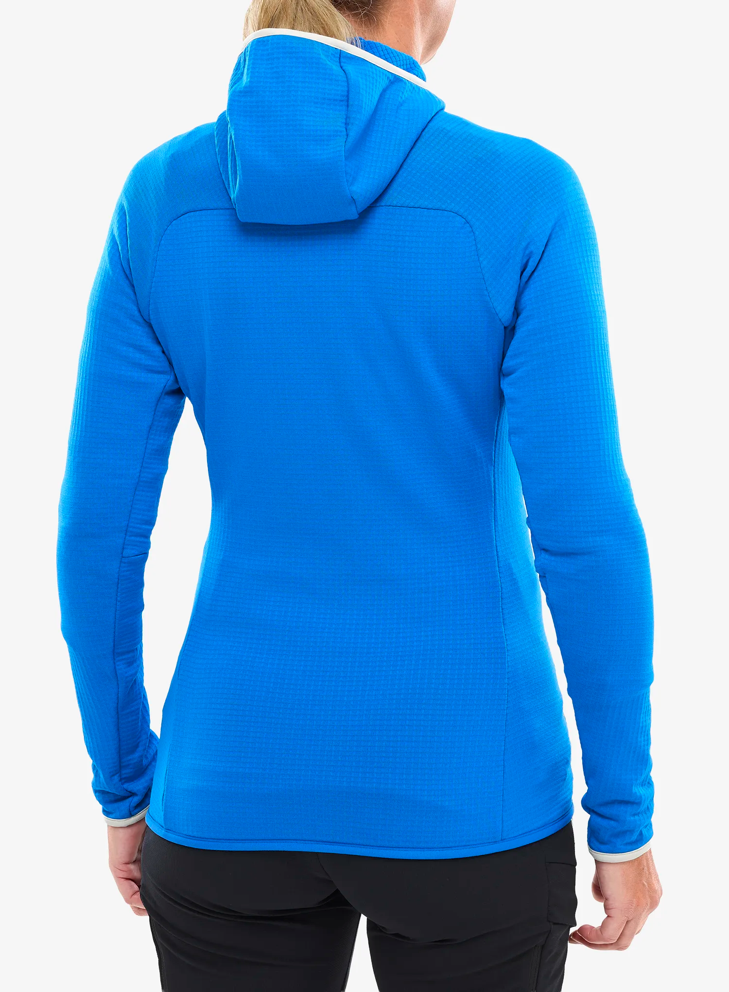 Ženska jopica Millet Fusion Grid Hoodie - icon blue