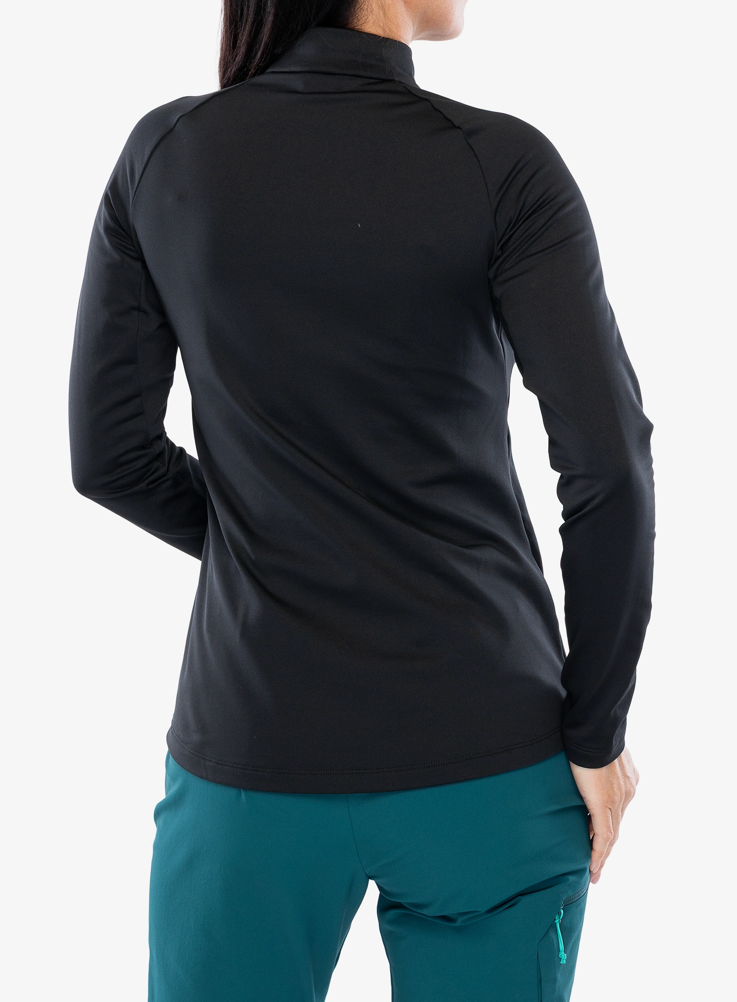 Ženska jopica Odlo Essential Light Mid Layer 1/2 Zip - black