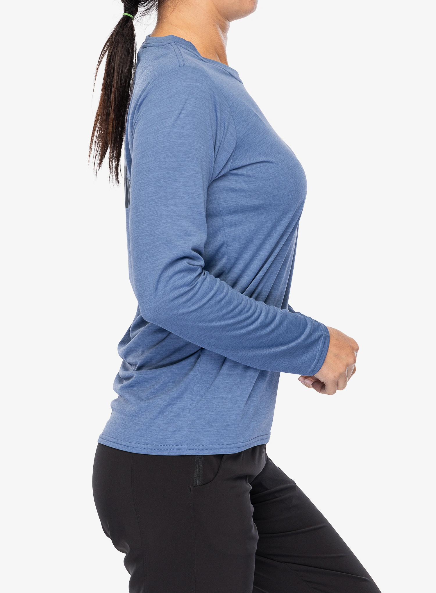 Ženska jopica Patagonia L/S Cap Cool Daily Graphic Shirt Lands - driftways/current blue x-dye