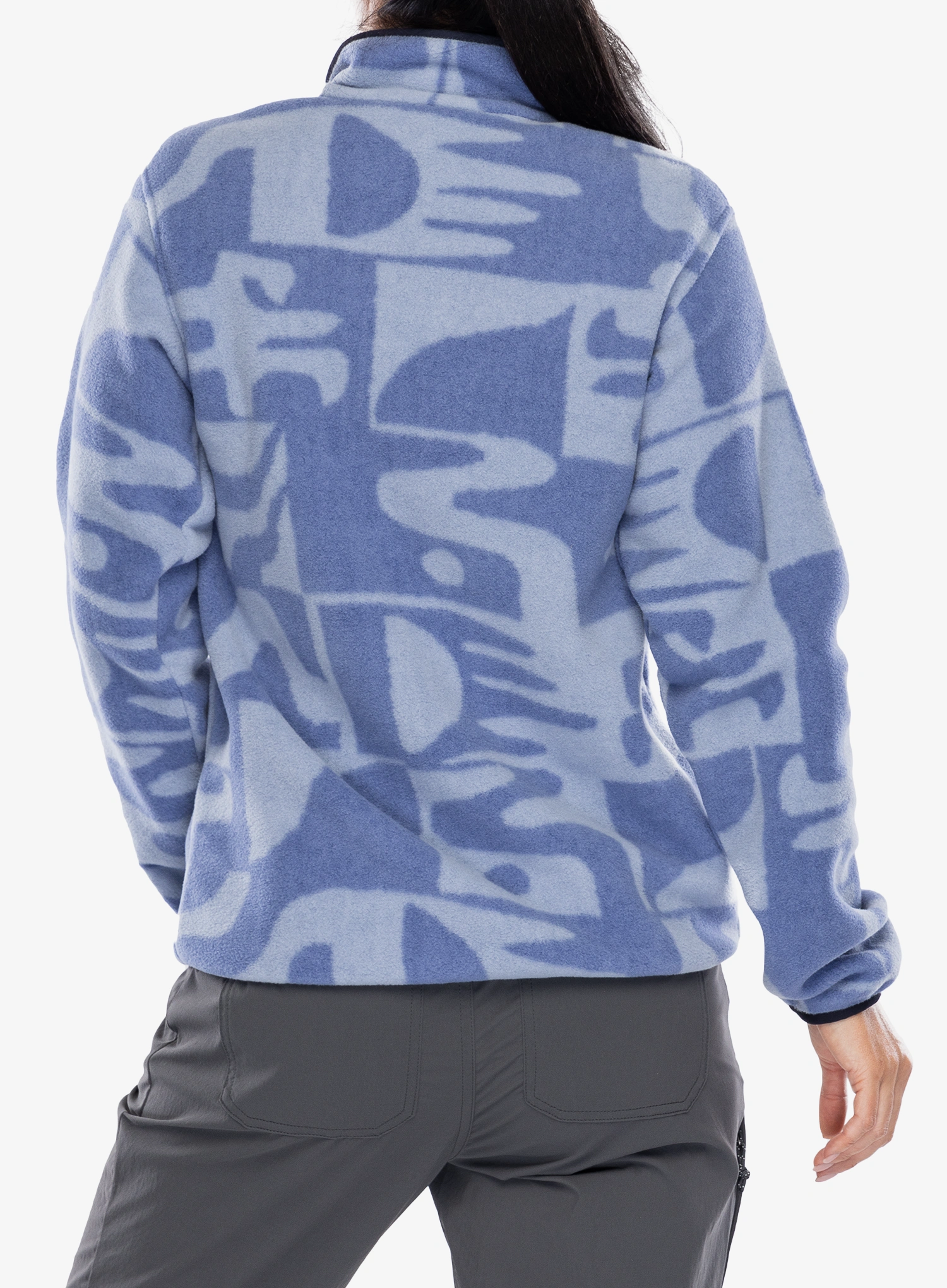 Ženska jopica Patagonia Lightweight Synch Snap-T Pullover - mother tree/barnacle blue