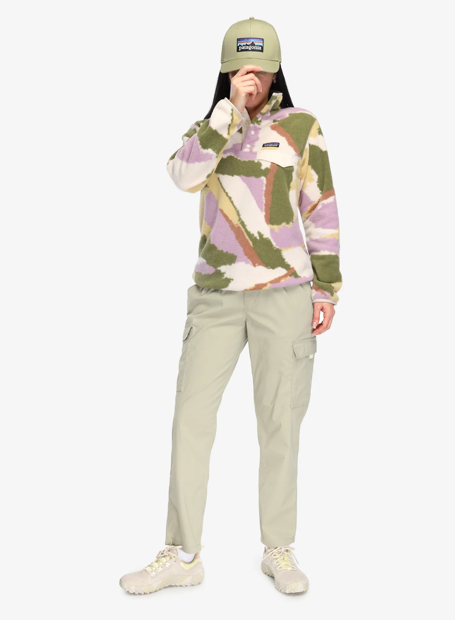 Ženska jopica Patagonia Lightweight Synch Snap-T Pullover - sunshine/natural