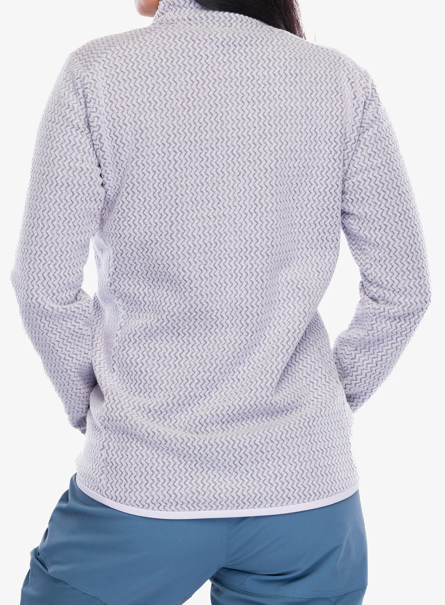 Ženska jopica Patagonia R1 Air Zip Neck - foxglove purple