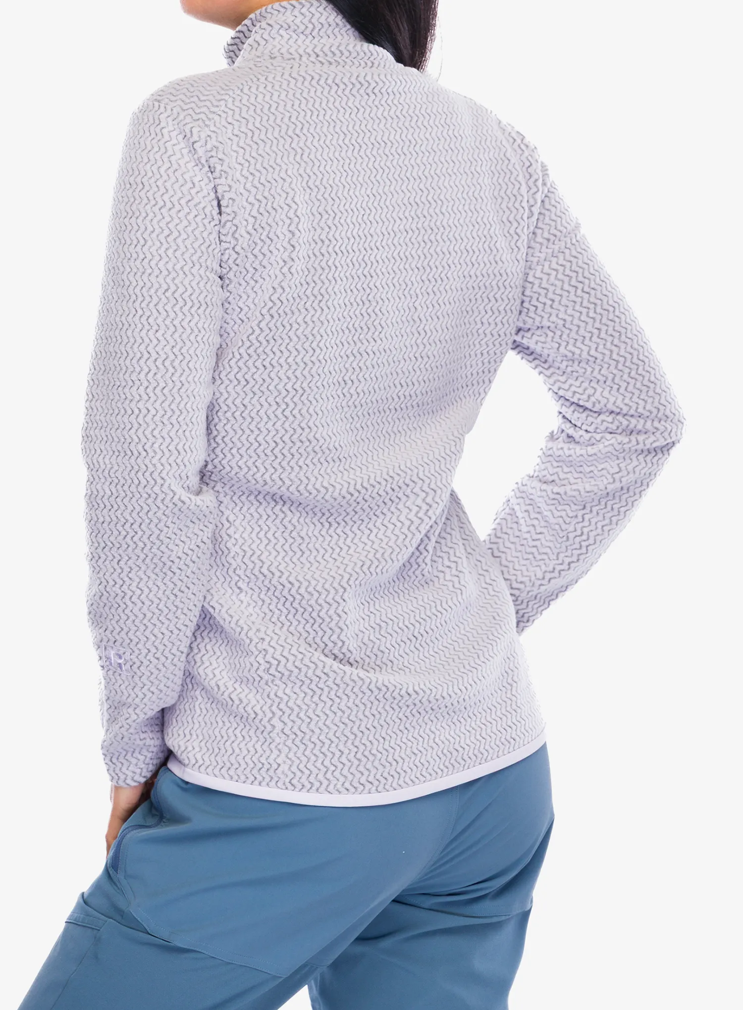 Ženska jopica Patagonia R1 Air Zip Neck - foxglove purple