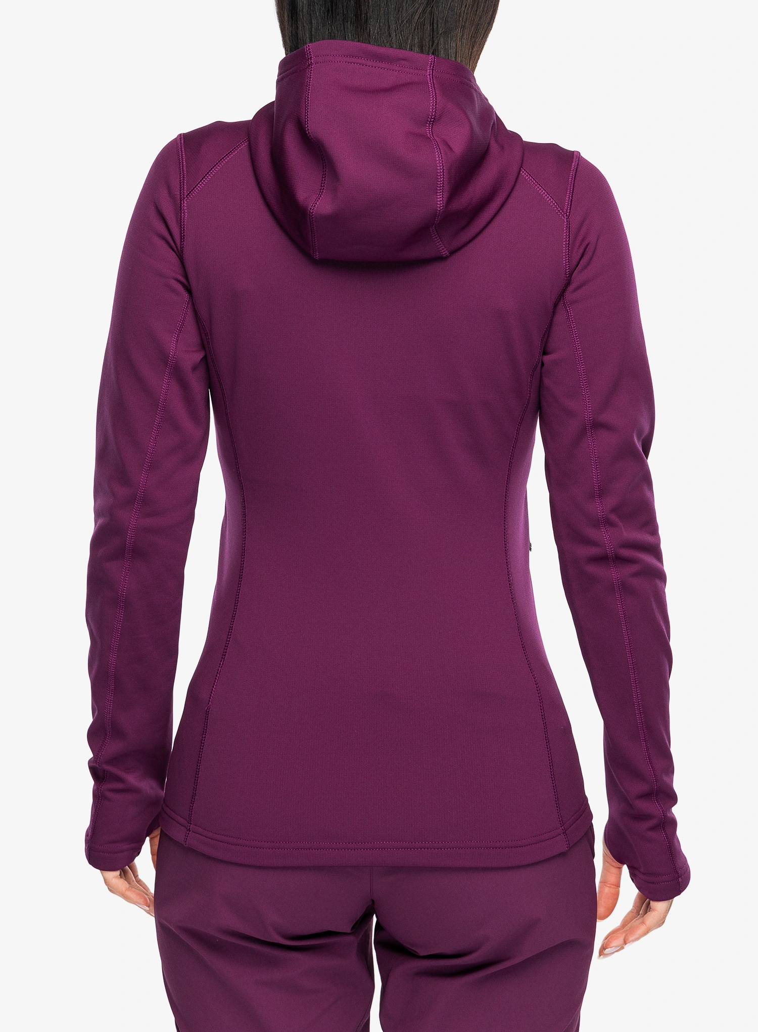 Ženska jopica Rab Superflux Hoody - mulberry