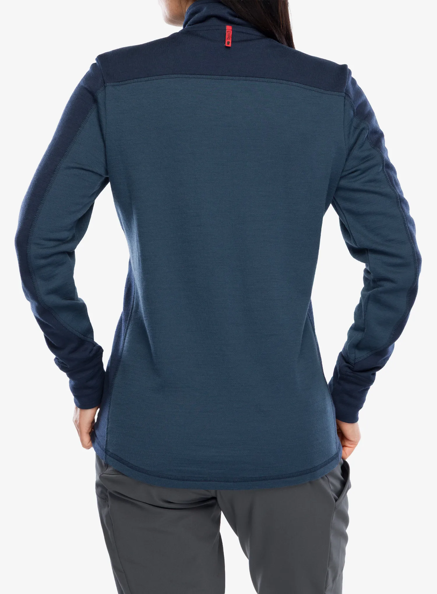 Ženska jopica z zadrgo Dovre Mid Full Zip Merino Wool - navy